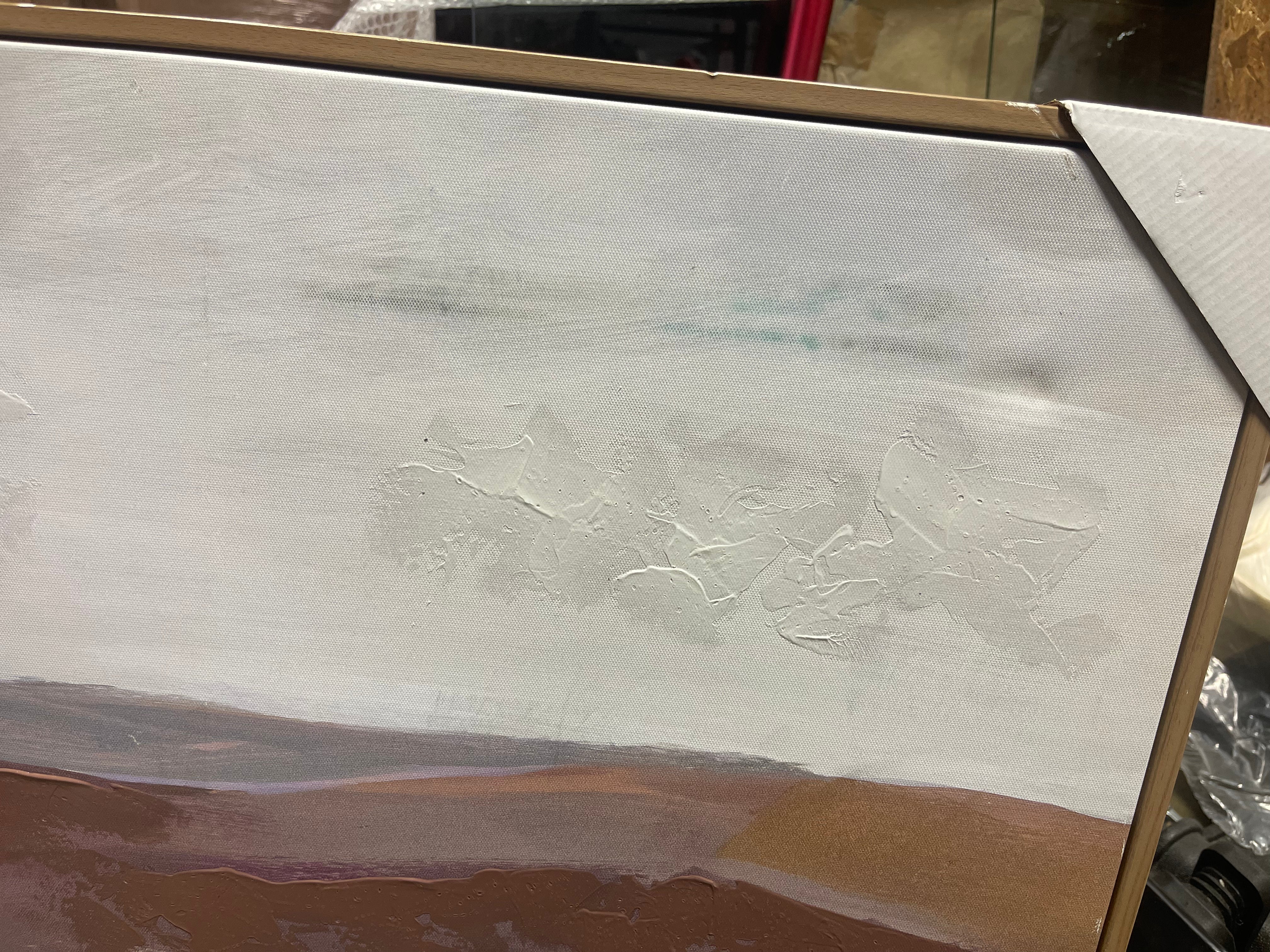 Landscape Framed Canvas Natural