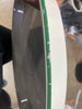 Enamel-Coated Metal Oval Serving Tray Cream/Green