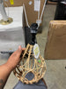 Boho Rattan Table Lamp Brown