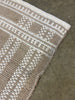 Border Plaid Handmade Jute Woven Area Rug Natural/Cream