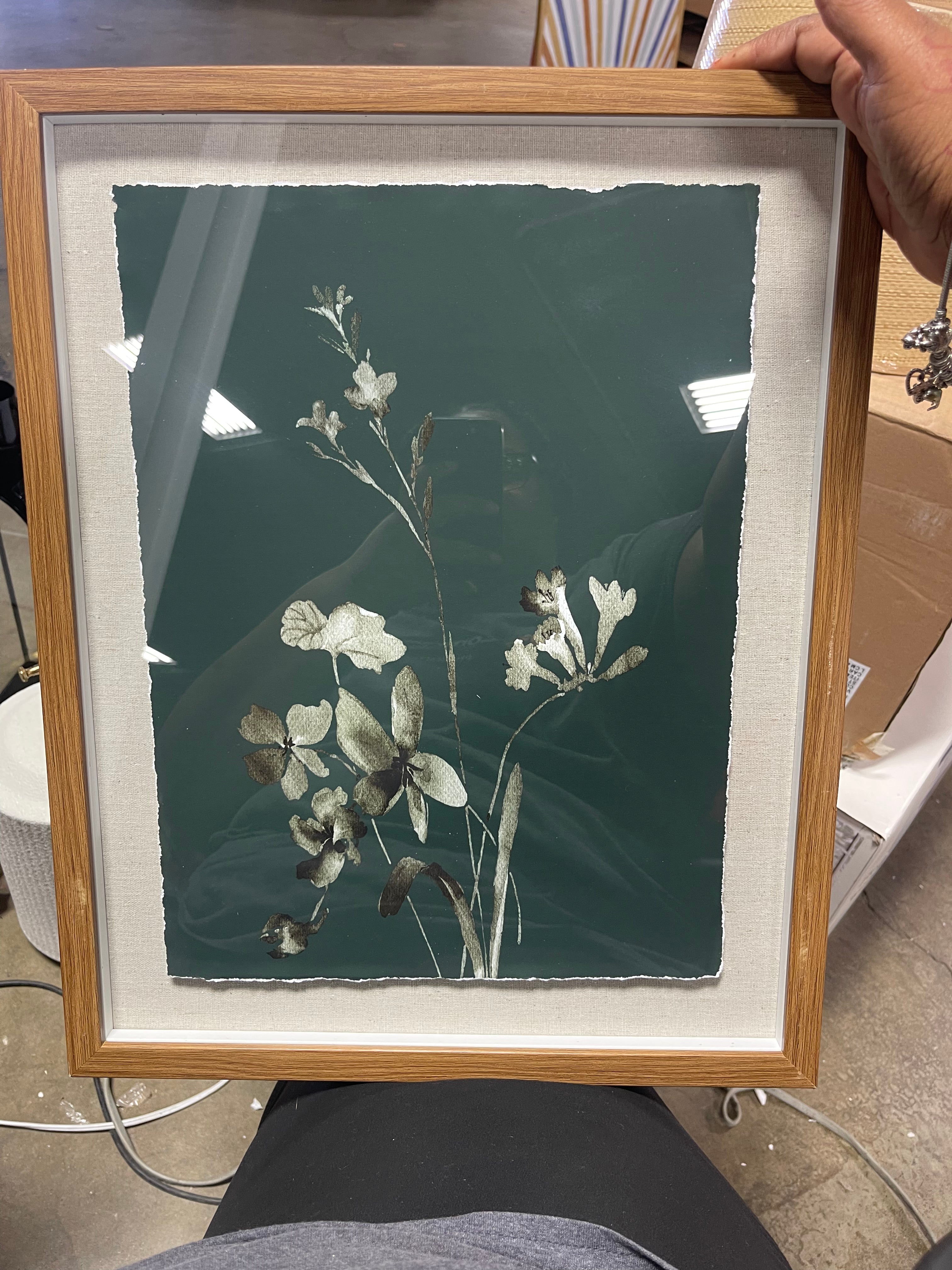 Orchid Flowers Framed Wall Art -  1 Piece