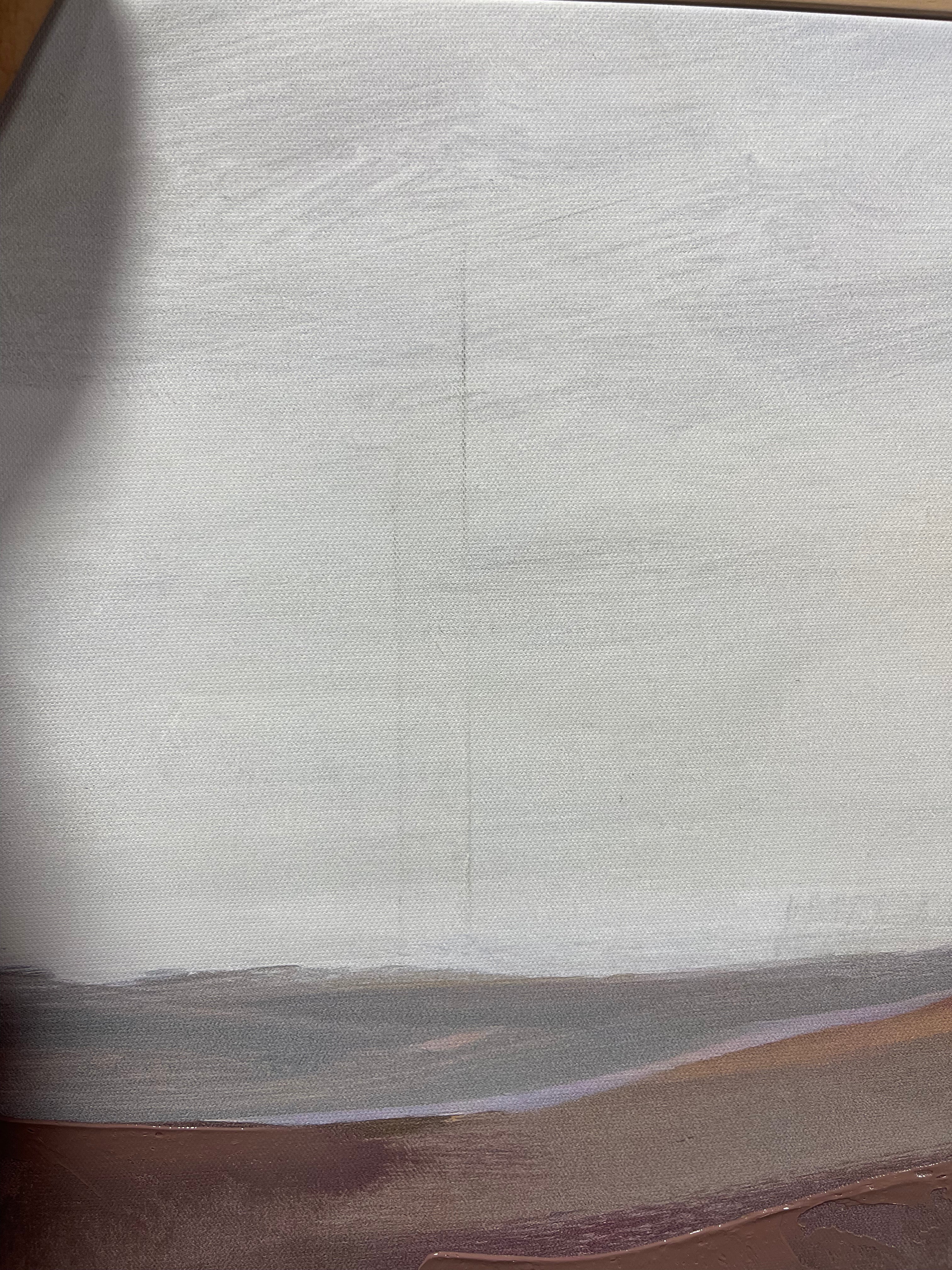 Landscape Framed Canvas Natural