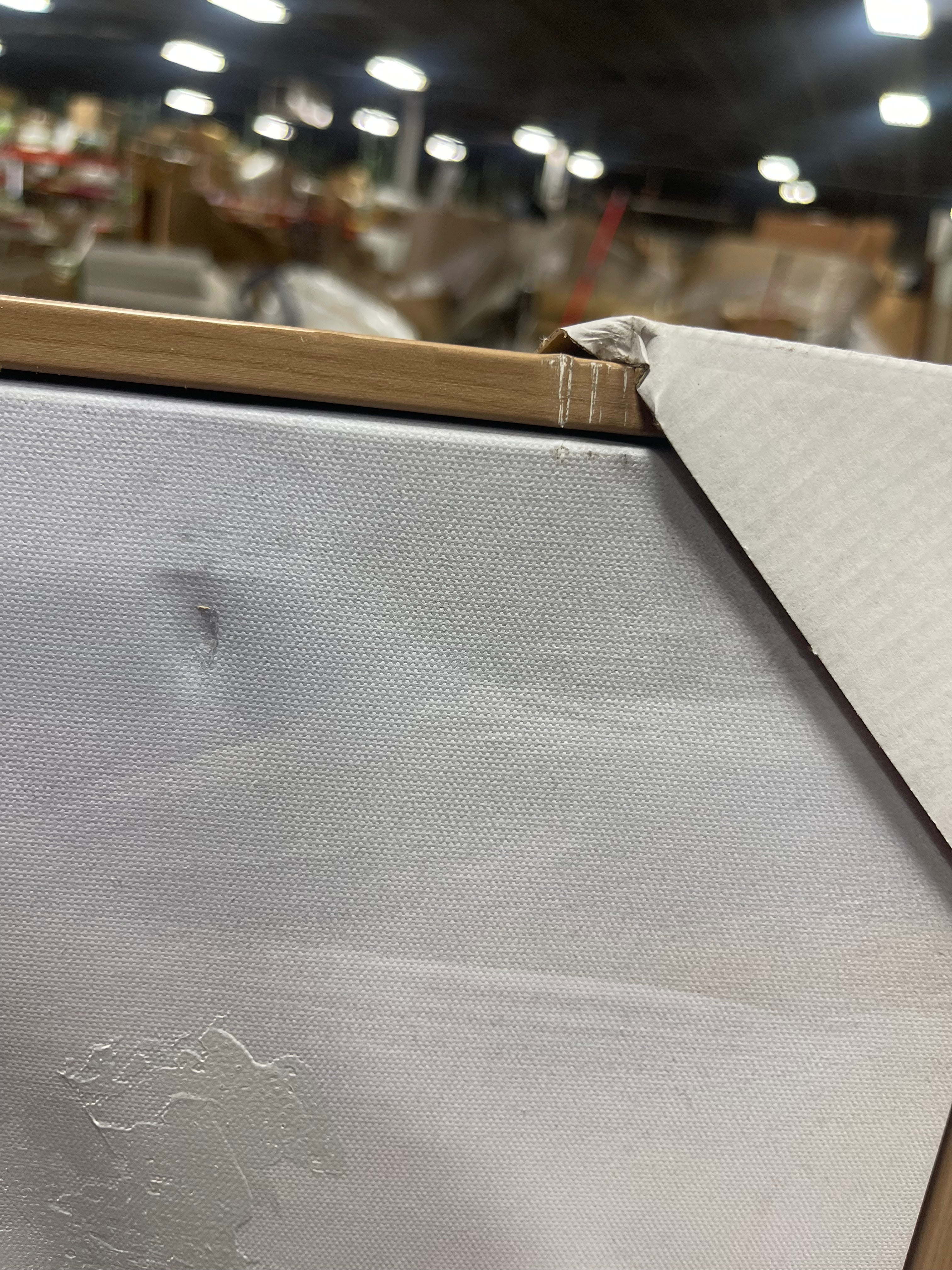 Landscape Framed Canvas Natural