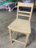 2pk Wood Ladder Back Counter Stool