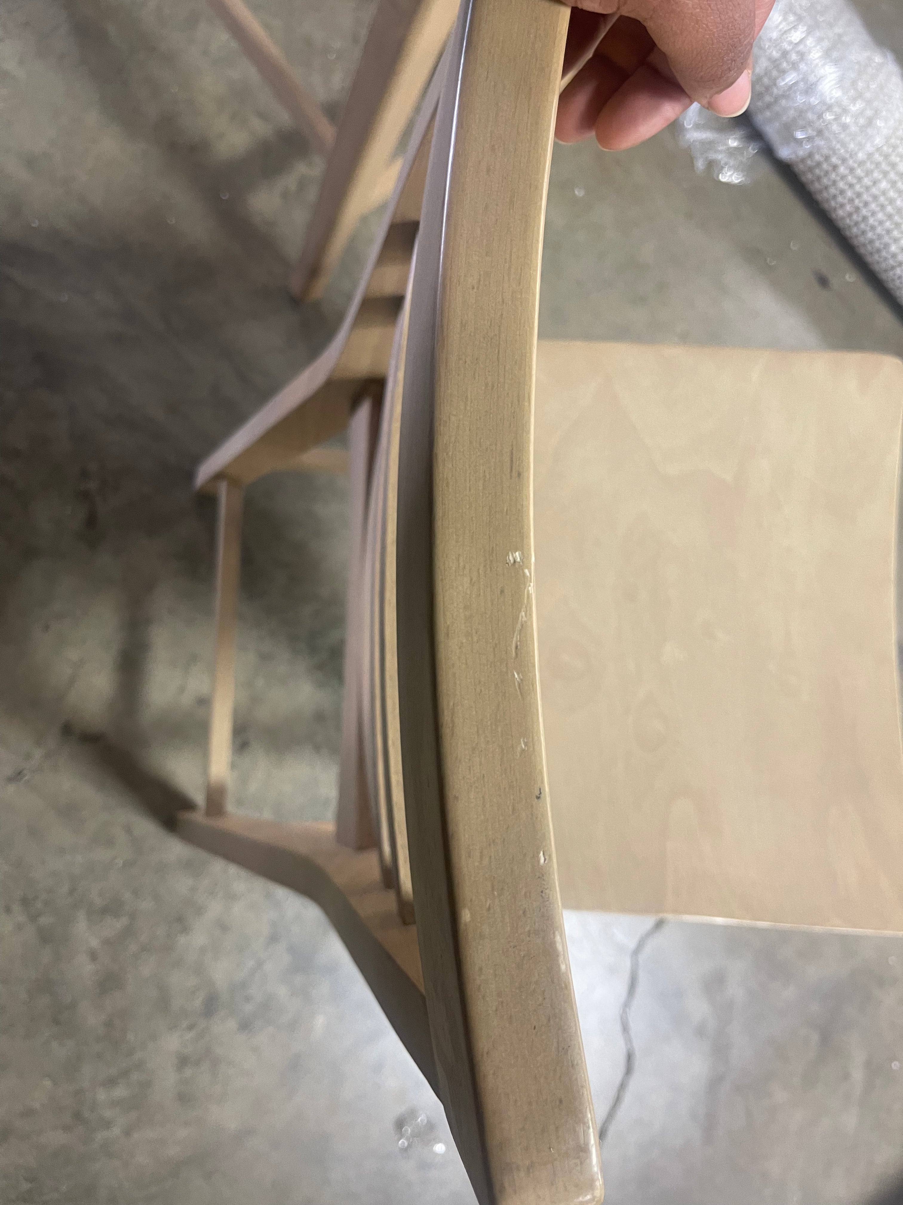 2pk Wood Ladder Back Counter Stool