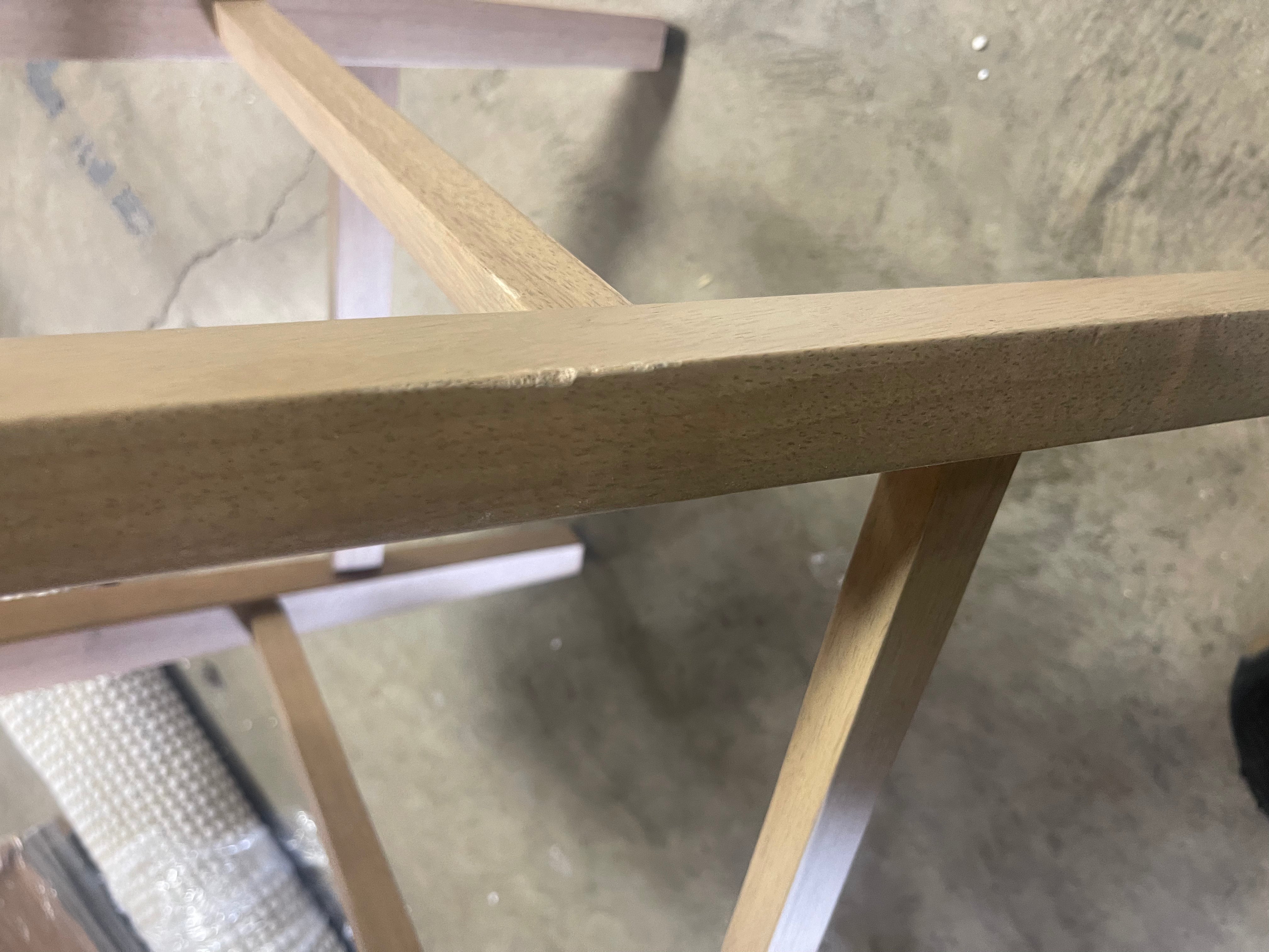 2pk Wood Ladder Back Counter Stool