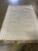 Wide Border Stripe Handmade Woven Area Rug Tan/Cream