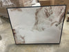 2pk Marble Framed Printed Canvases Black/Tan: Modern Abstract Digital Art, Polystyrene Frame