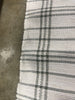 Tri-Stripe Plaid Handmade Woven Area Rug Green/Cream