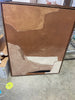 (Set of 2) Earth Abstract Framed Canvases Brown: Modern Vertical Wall Art, Digital Print