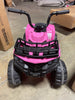 12V Kids Ride On Electric ATV, Kids 4 Wheeler Quad ATV Play Car with High/Low Speed, Treaded Tires, Rubber Handles, Electric Ride On Toy, Led Light