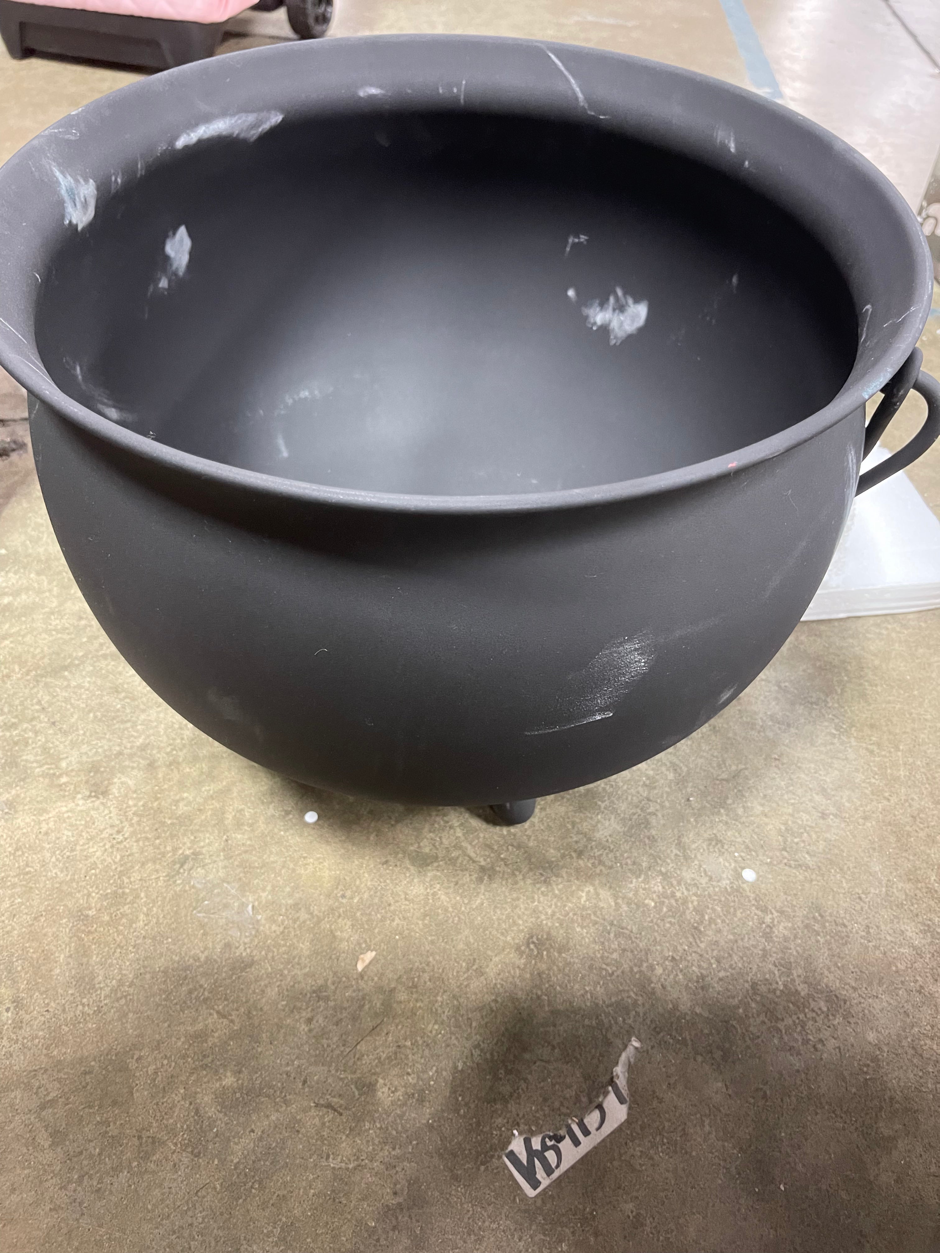 Black Metal Cauldron Decorative Halloween Iron Bowl Target