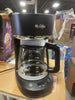 12-Cup Switch Coffee Maker Black: Electric Drip Coffee Machine, Dishwasher-Safe Parts