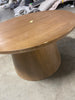 Wooden Round Pedestal Coffee Table