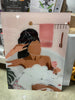 Bathroom Decor Wall Art Relaxing Black Women In Bathtub Wall De