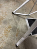 2 Step Ladder Folding Step Stool Sturdy Steel Ladder with Anti-Slip Pedal White