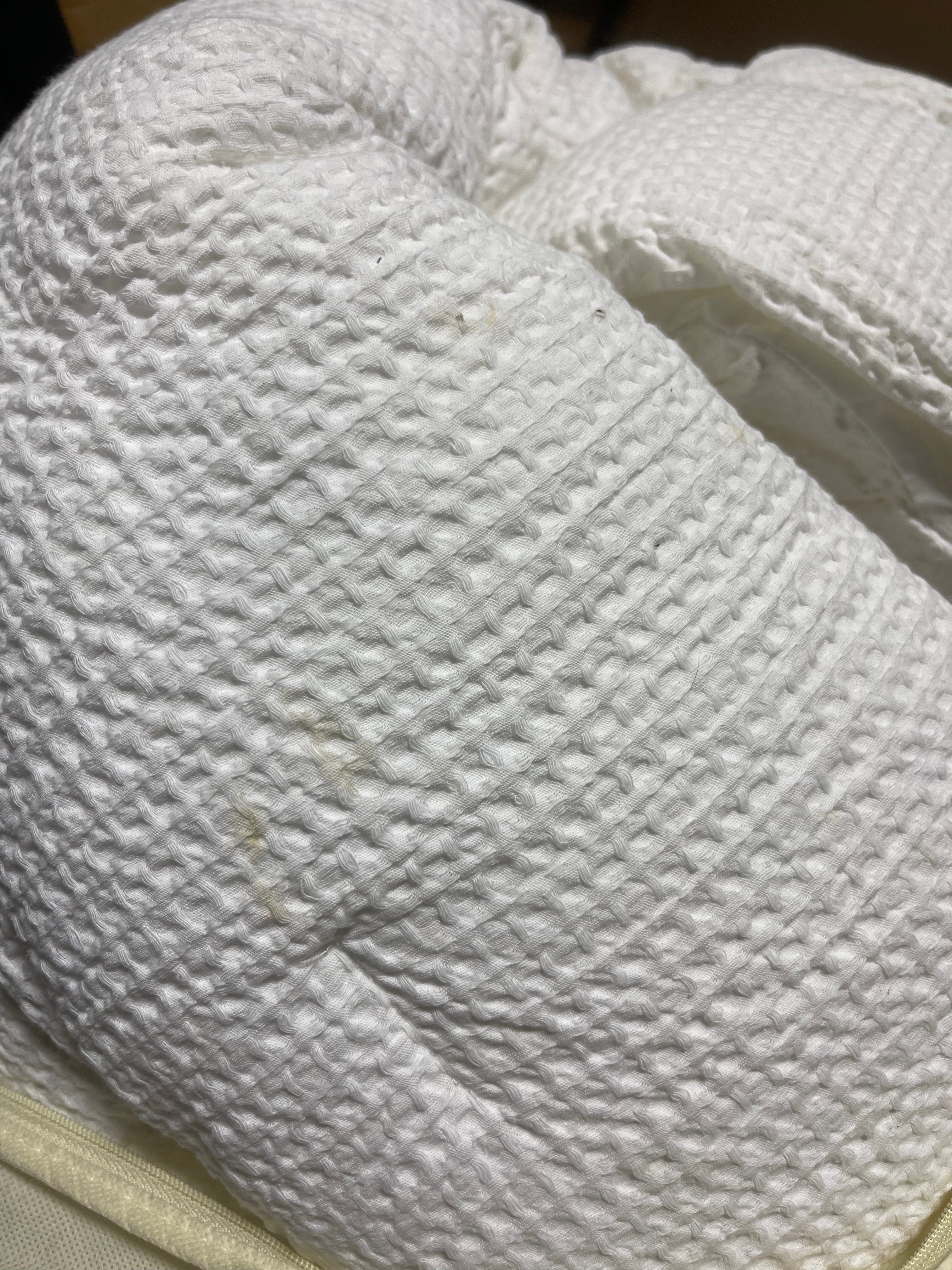 Washed Waffle Weave Comforter and Sham Set - King