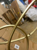 Metal Abstract Wall Decor Gold -  Contemporary Iron Artwork, Indoor Vertical Display