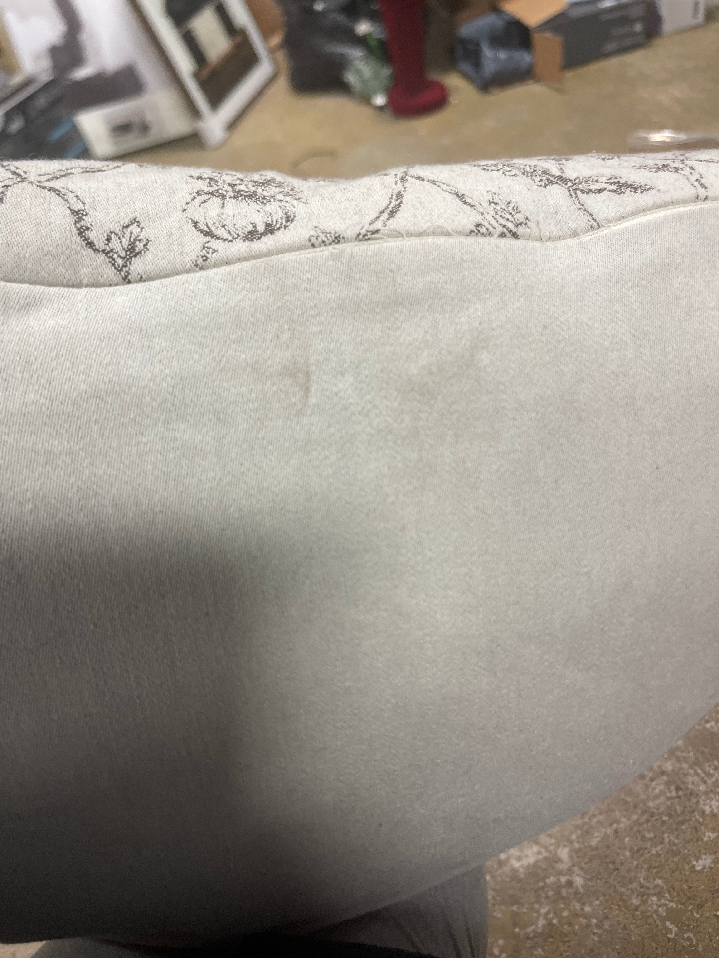 Oversized Woven Harvest Square Throw Pillow Cream