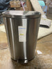 D Shape Step Trash Can Stainless Steel, Kitchen Garbage Can, Smooth Finish, Indoor Use