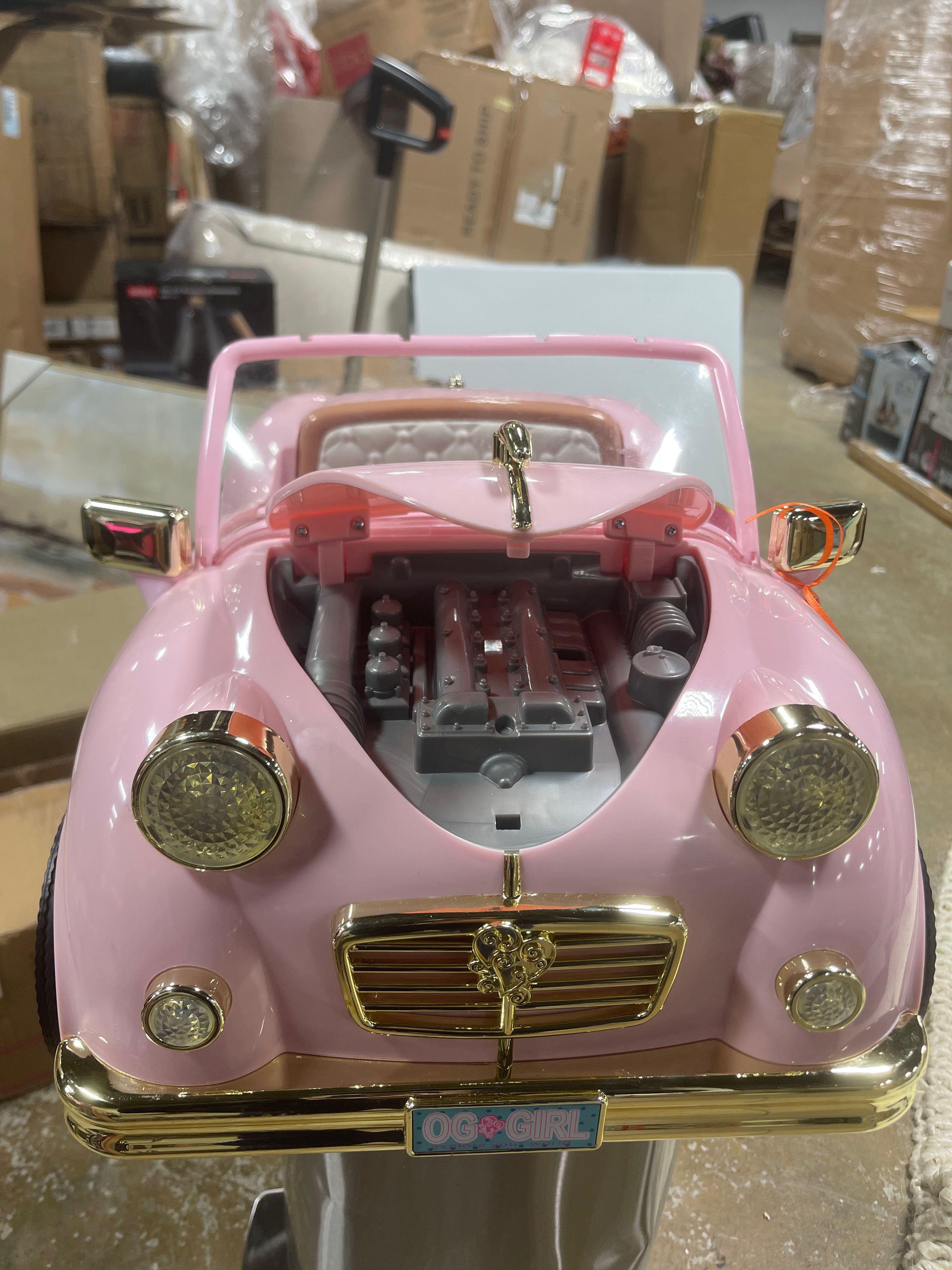 In the Driver Seat Cruiser - Pink Convertible