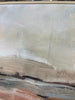(Set of 2) Faded Landscape Framed Wall Canvases Natural - Polystyrene Frame, Blockprint Art
