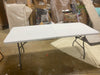 Folding Banquet Table Off White