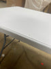 Folding Banquet Table Off White