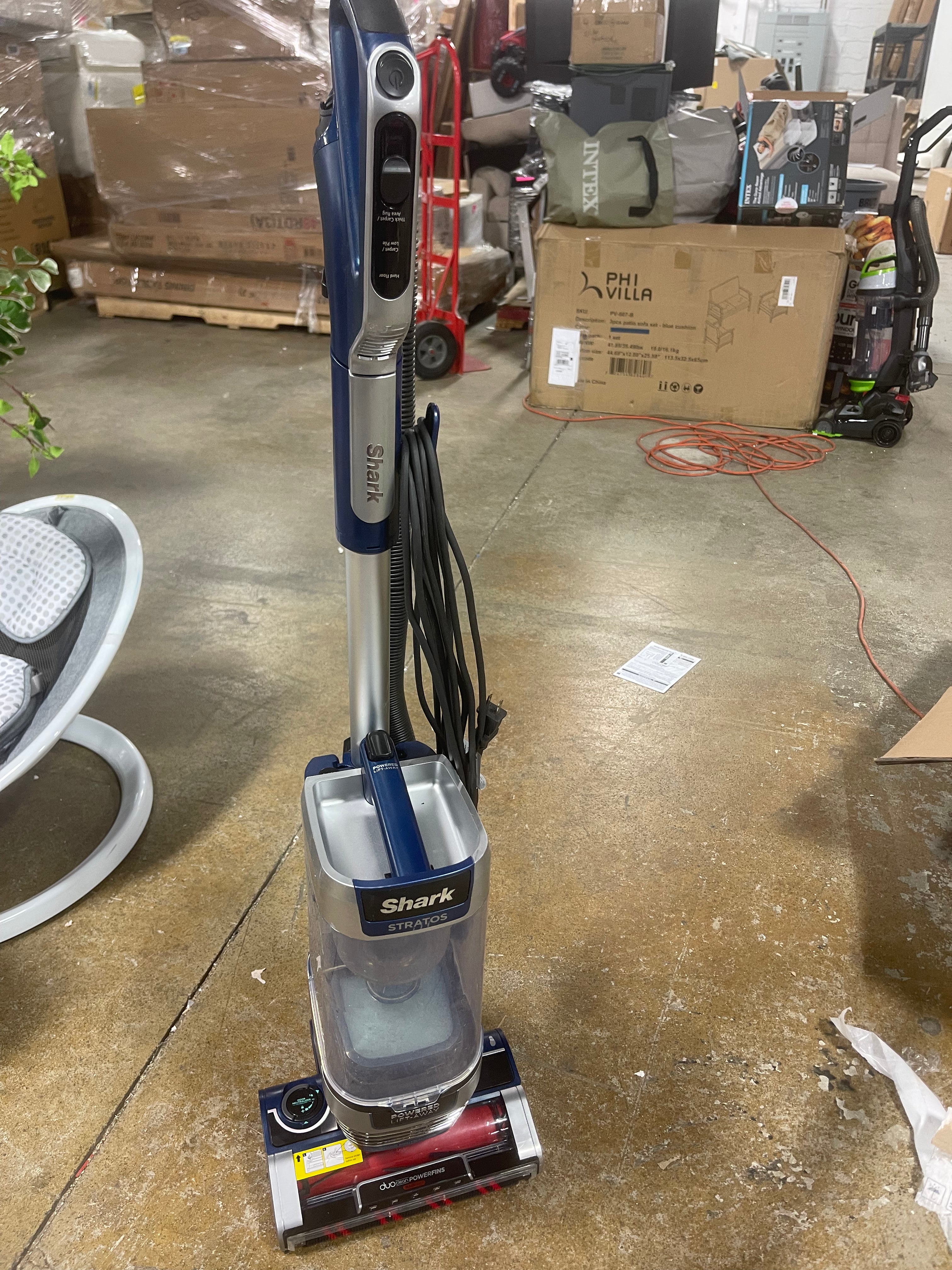 Shark Stratos Upright Vacuum - Navy