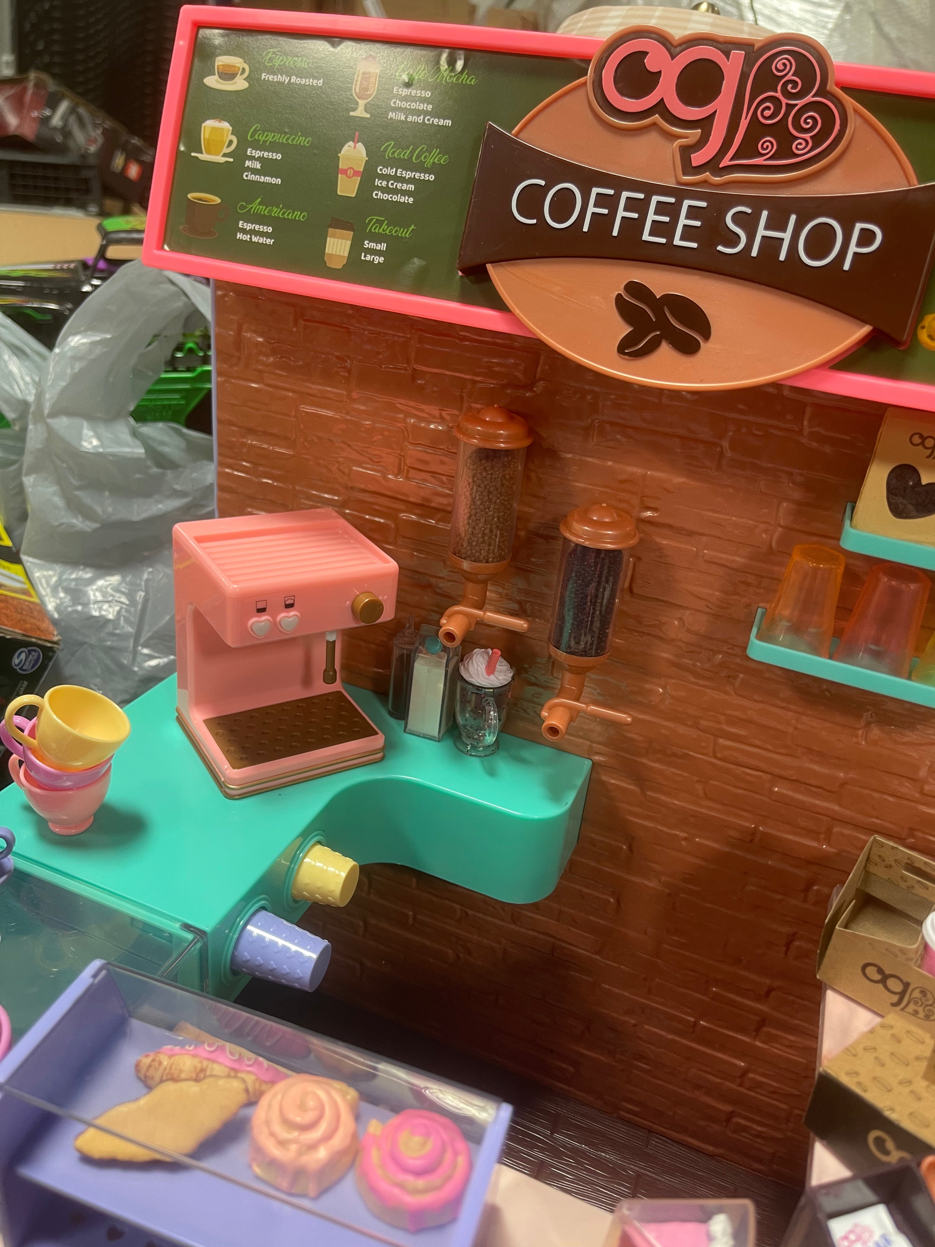 Love U Latte Coffee Shop Playset - 64pc