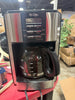 12-Cup Programable Coffee Maker Black/Stainless Steel: Drip, Automatic Shut-Off, Dishwasher-Safe Parts