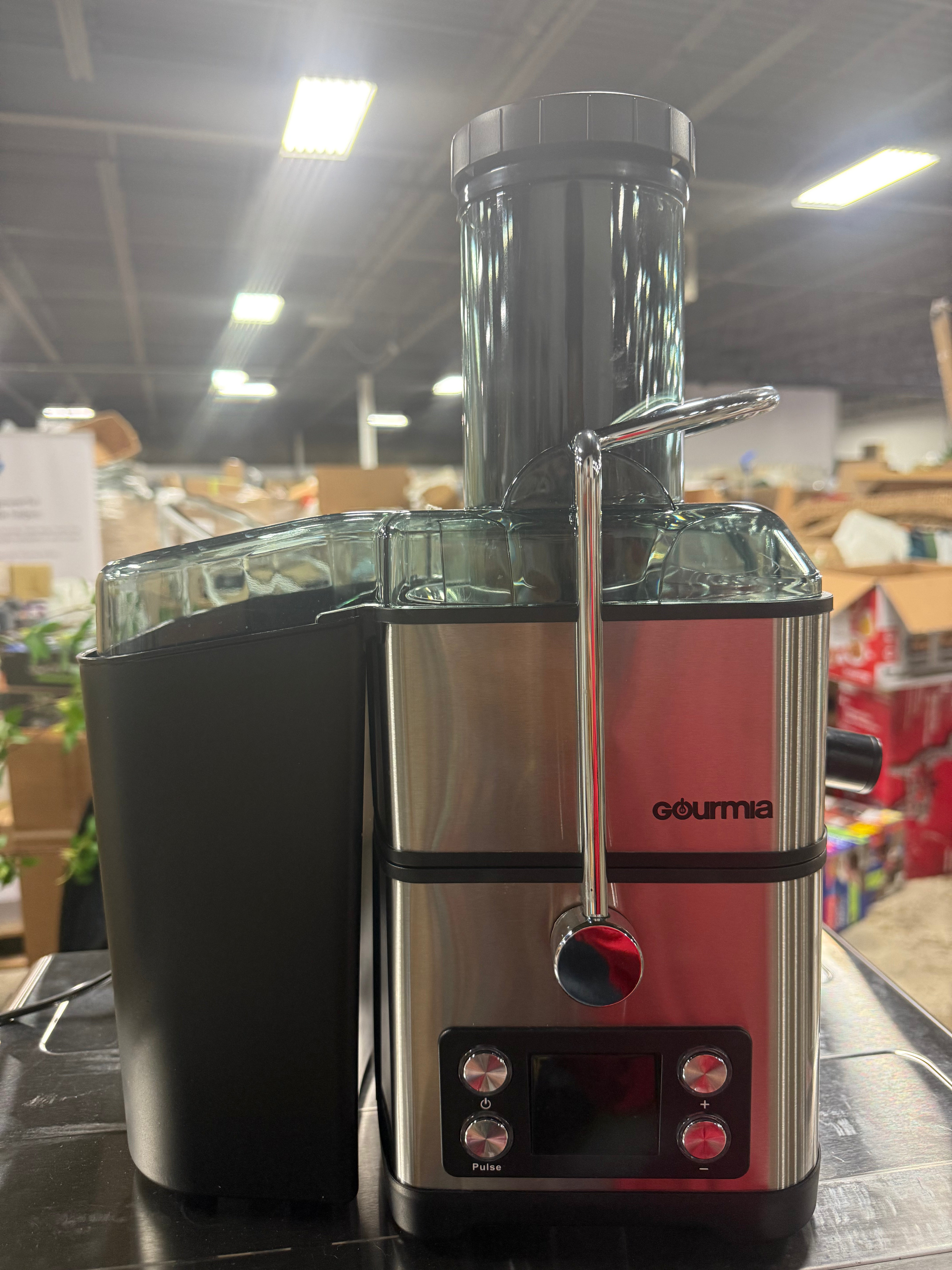 6 Speed Wide Mouth Juice Extraction with Self-Clean: Stainless Steel Juicer, Dishwasher-Safe Parts