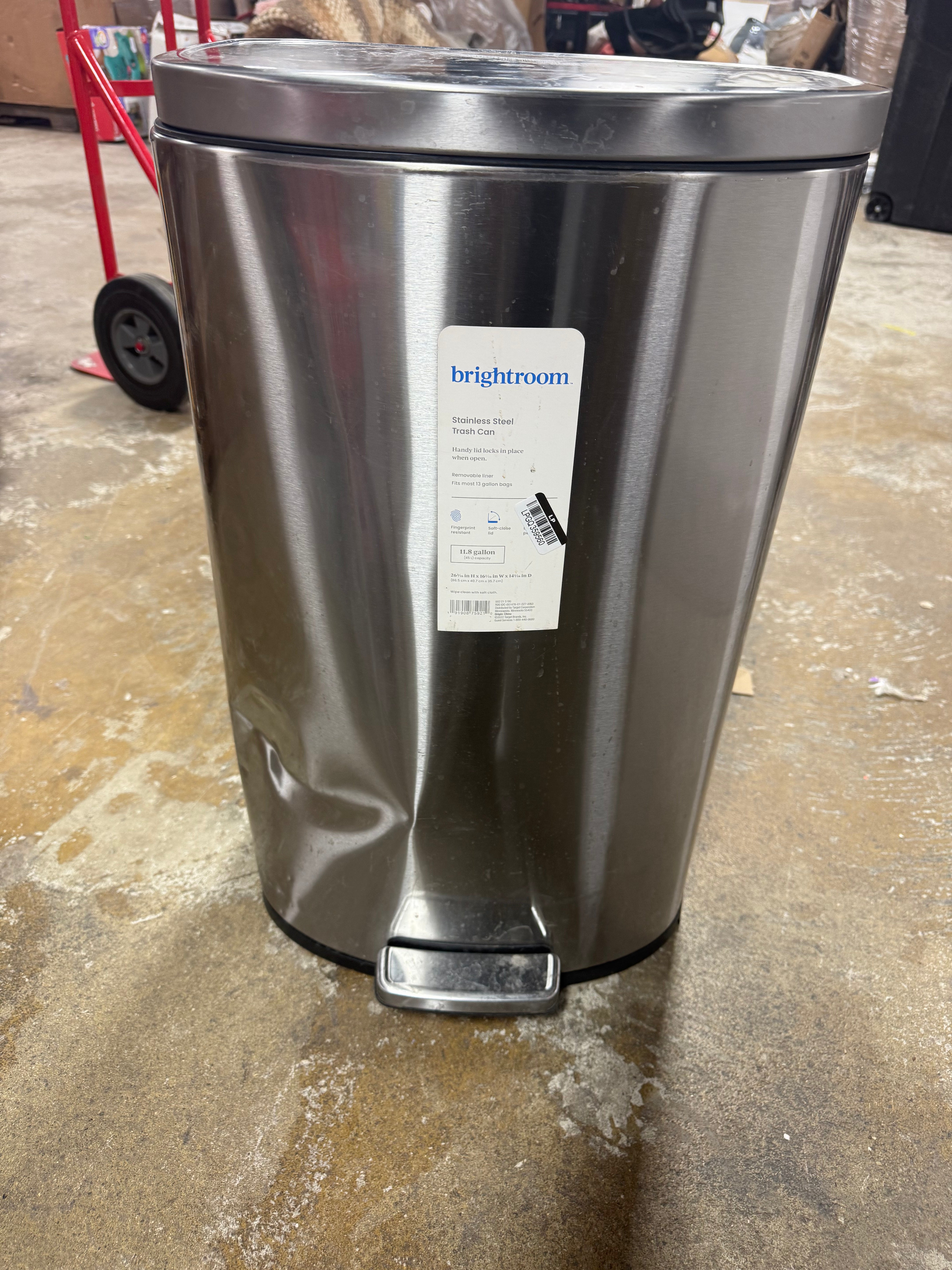 Rectangular Step Trash Can