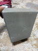 Large Square Ceramic Planter Pot Box Indoor/Outdoor, Gray