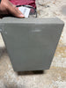 Large Square Ceramic Planter Pot Box Indoor/Outdoor, Gray