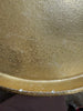 Round Aluminum Tray Gold