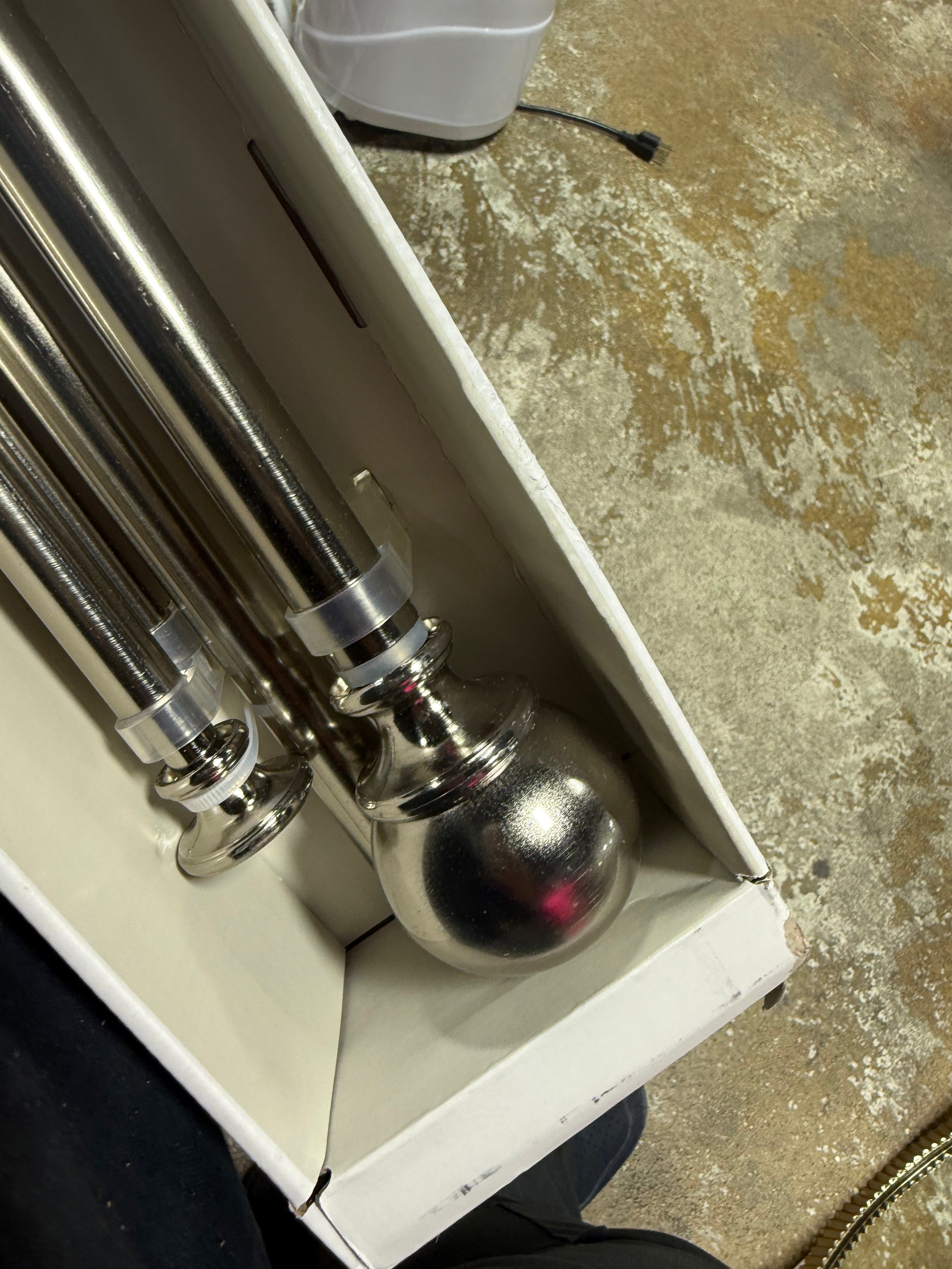 Ball Double Curtain Rod