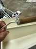 Divided Metal Multipurpose Garden Caddy Cream