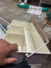 Divided Metal Multipurpose Garden Caddy Cream