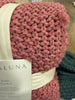 Chunky Knit Bed Blanket - Full/Queen