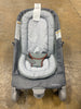 2-in-1 Bouncer & Rocker Duo (Heather Gray) Convenient and Portable Rocker and Bouncer for Babies Includes Soft Toys and Soothing Vibrations