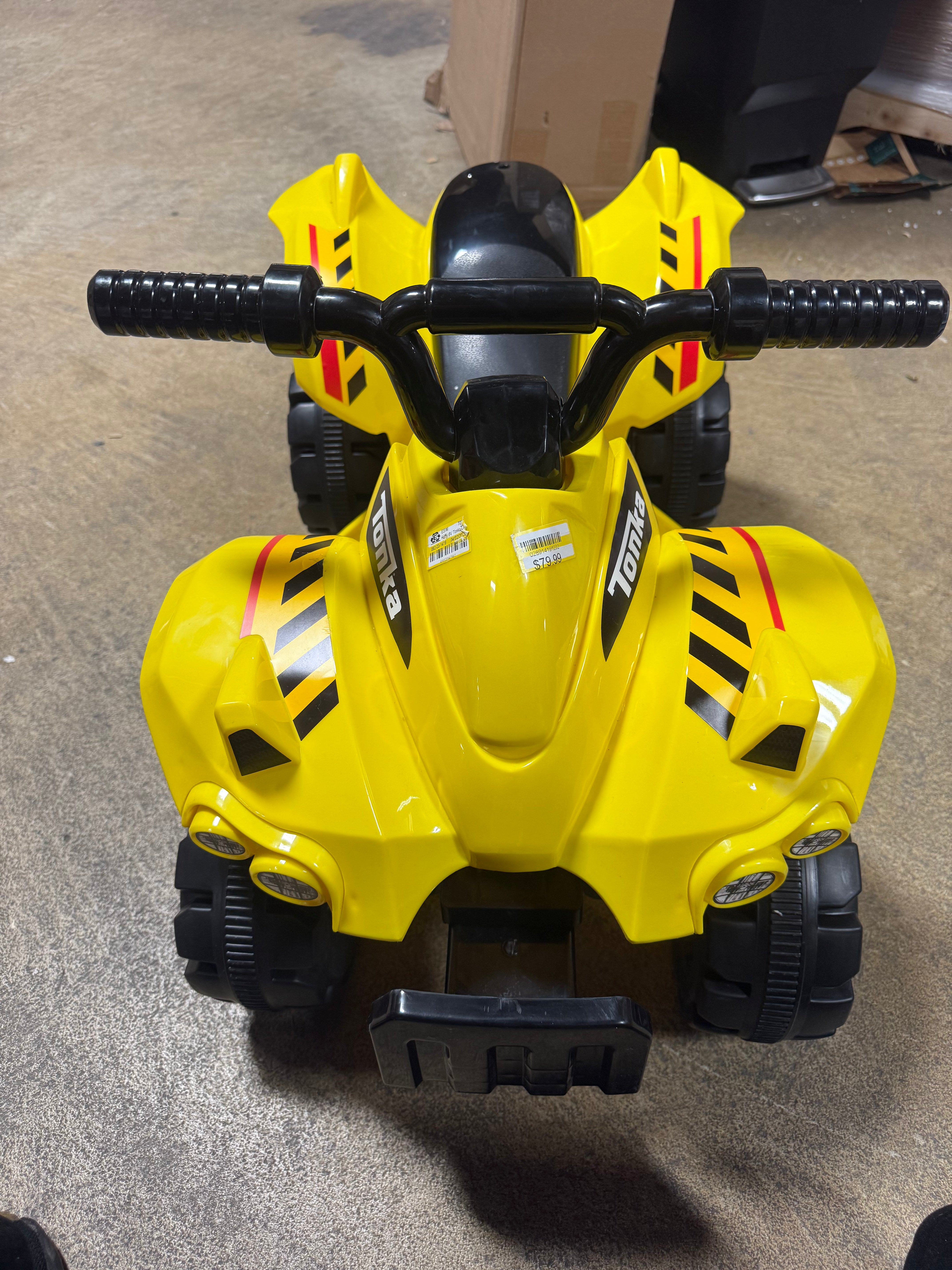 Tonka Truck Battery Ride-On Quad - 6V - Yellow