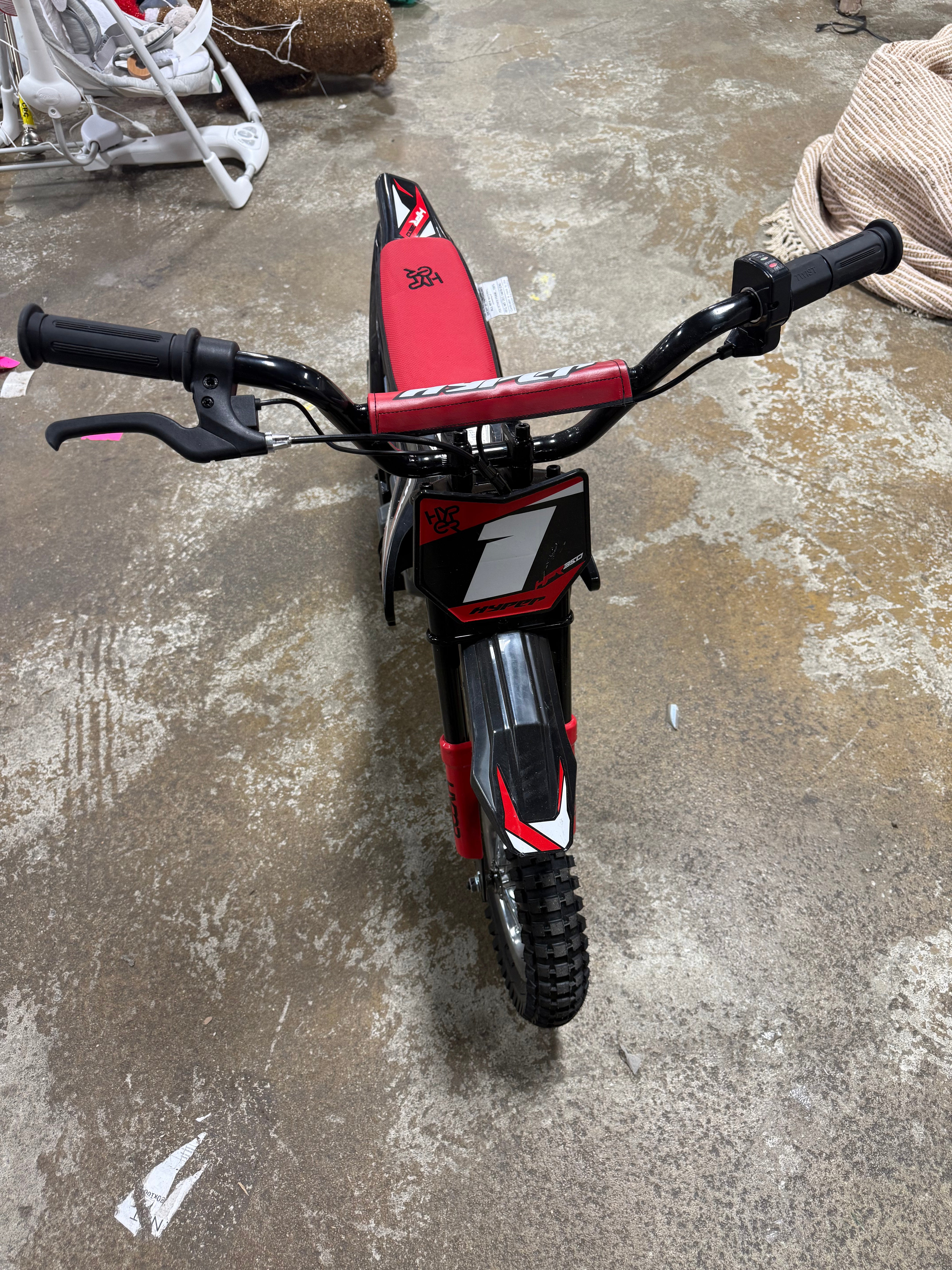 Dirt Bike Electric Motorcycle for Kids' - Exclusive Red/Black