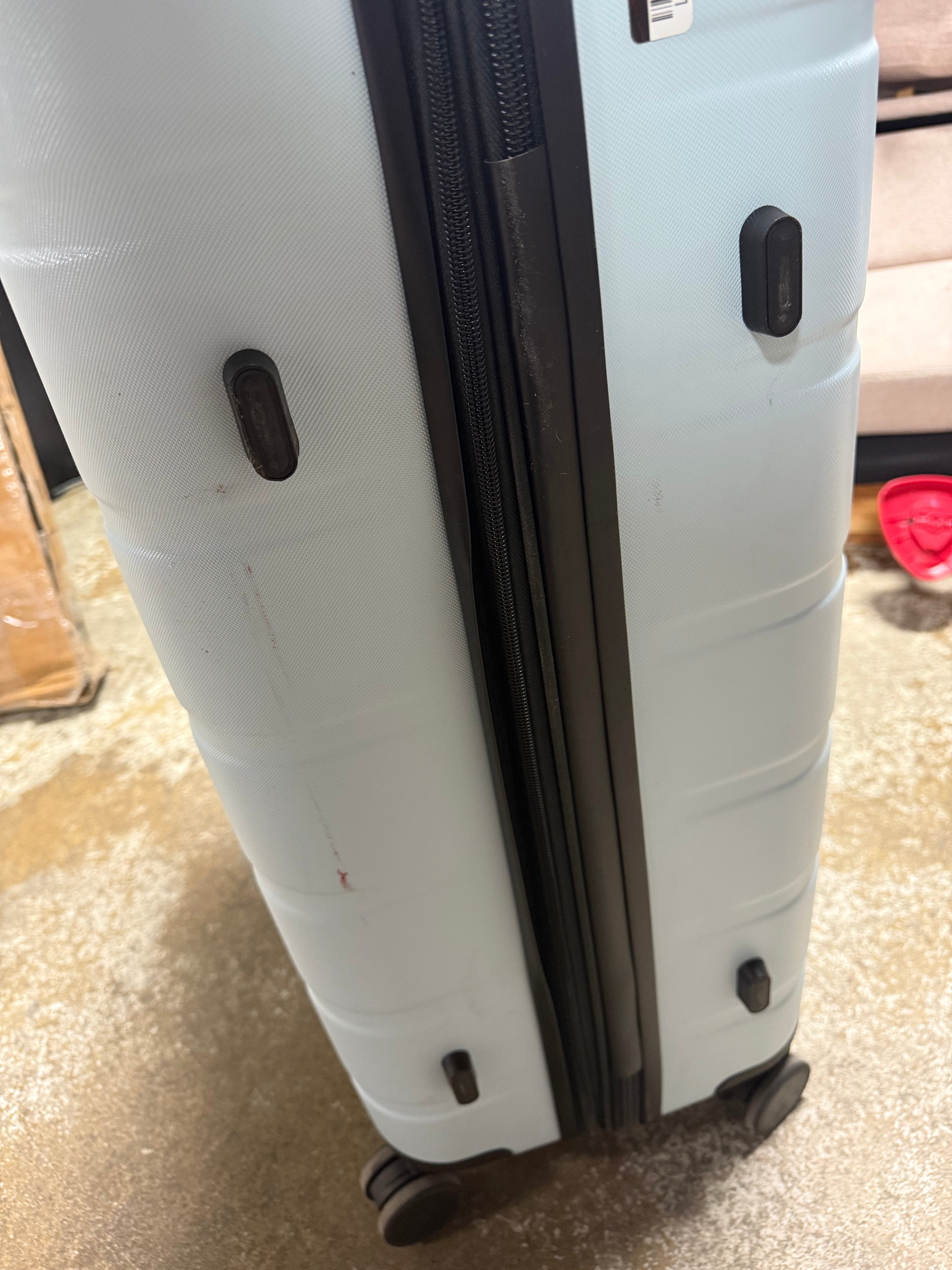 Hardside Large Checked Spinner Suitcase