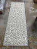 Chunky Rectangular Handmade Woven Area Rug Cream 2'4