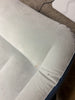 Elevated Pillow Rest Queen Air Mattress with Internal Pump - Off-White/Blue
