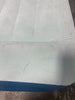 Elevated Pillow Rest Queen Air Mattress with Internal Pump - Off-White/Blue