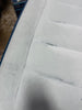 Elevated Pillow Rest Queen Air Mattress with Internal Pump - Off-White/Blue