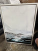 1-Piece Sylvie Layers by Maja Mitrovic of Makes My Day Happy Framed Canvas Gray