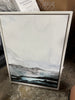 1-Piece Sylvie Layers by Maja Mitrovic of Makes My Day Happy Framed Canvas Gray
